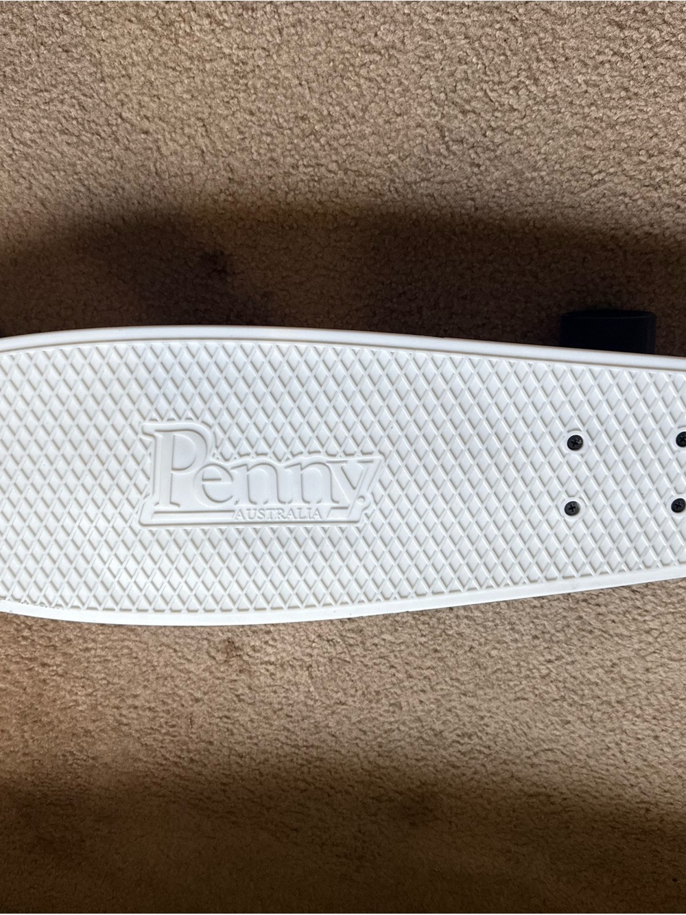 White Cruiser Australia Penny Board - Compact Plastic Deck
